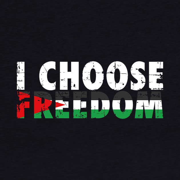 I Choose Freedom Over Slavery Just Like Palestinian Did by mangobanana